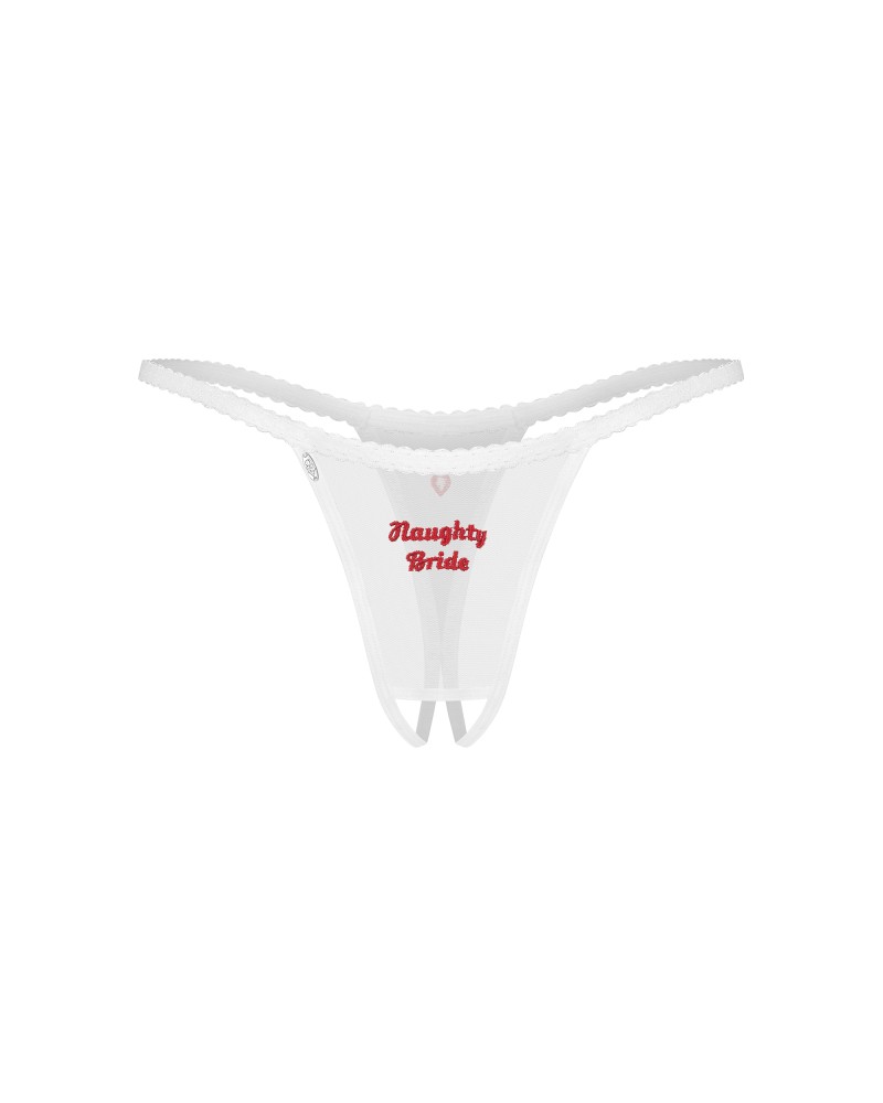 Weddya Bride crotchless thong S/M