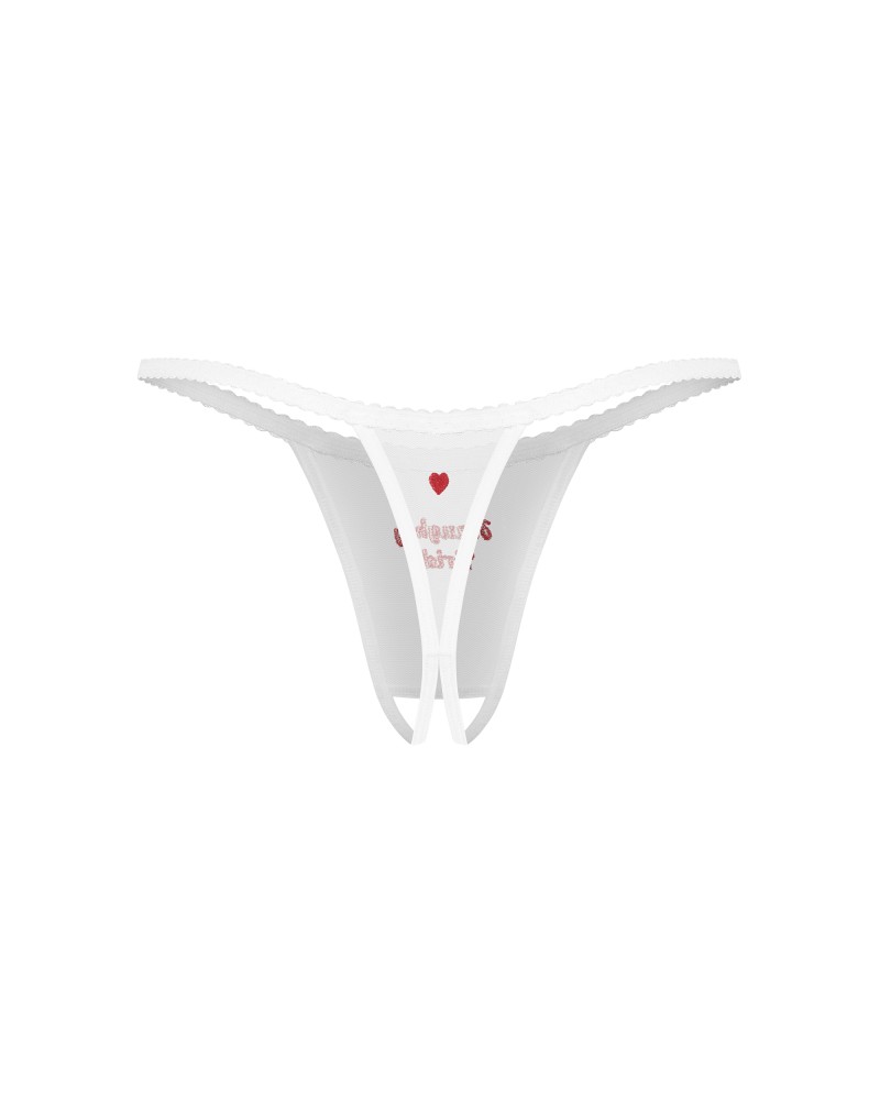 Weddya Bride crotchless thong S/M