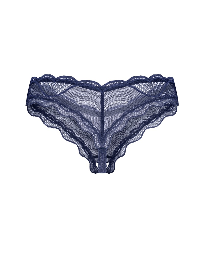 Nightly Blue crotchless thong M/L