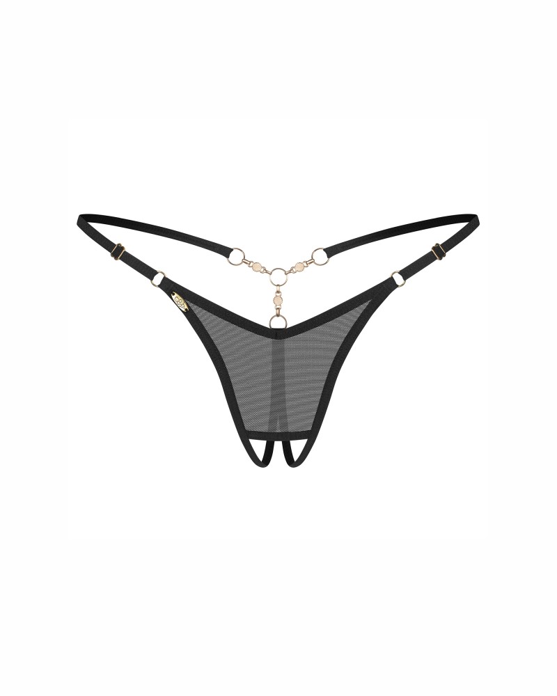 Oxaria crotchless thong L/XL