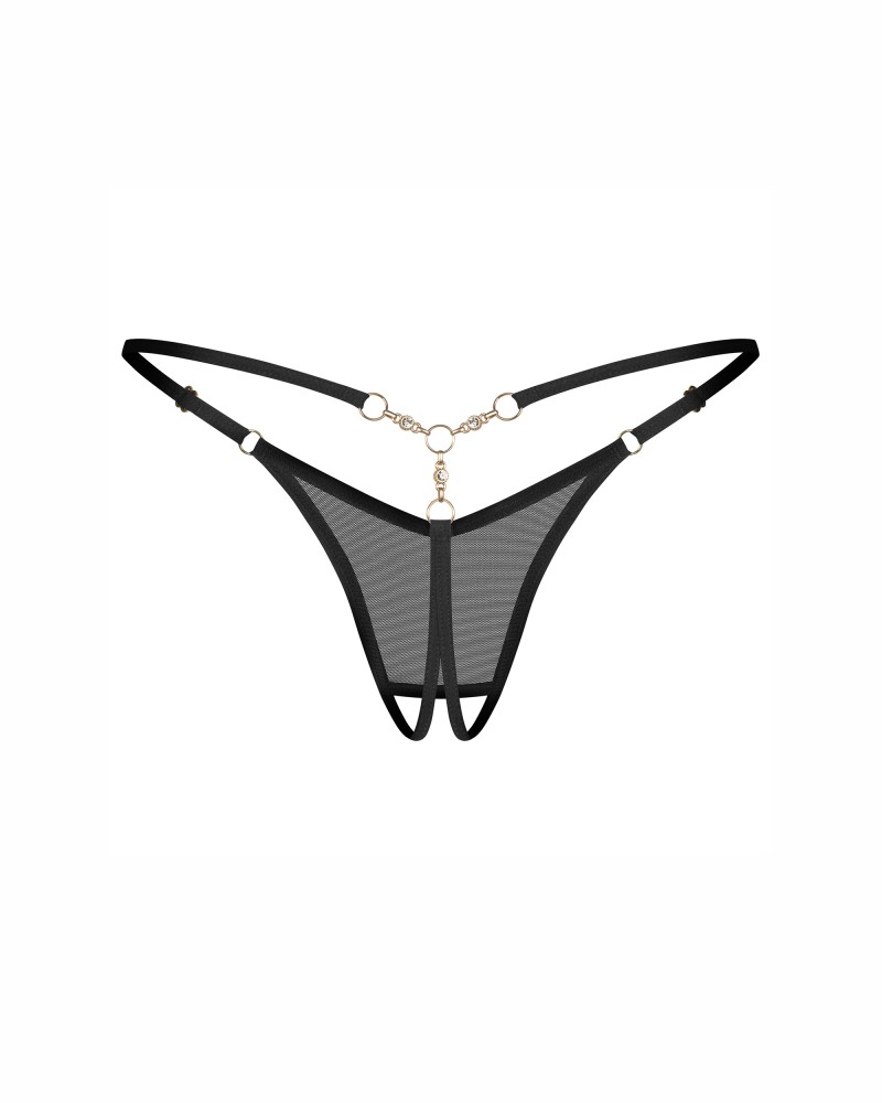 Oxaria crotchless thong L/XL