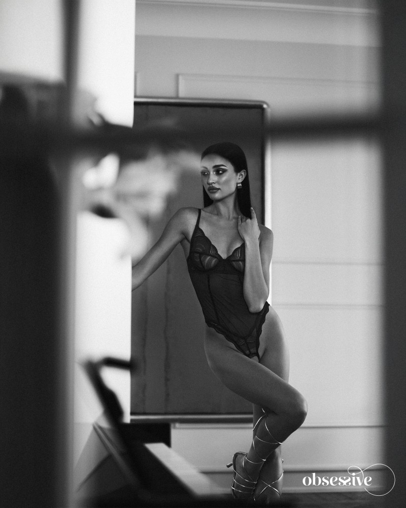 Nightly Blue crotchless teddy M/L