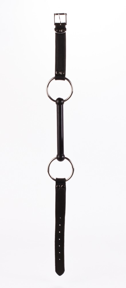 Calf Softy Leather Top and Lamb Leather padding with Silicone Mouth Piece Black